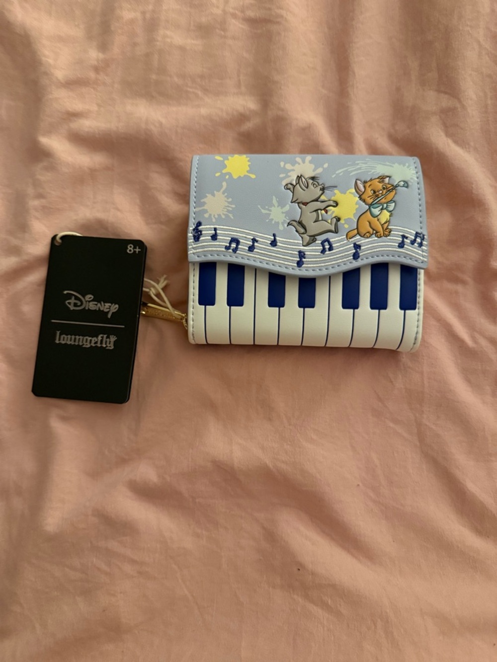 Loungefly Disney’s The Aristocats Piano Keys Wallet